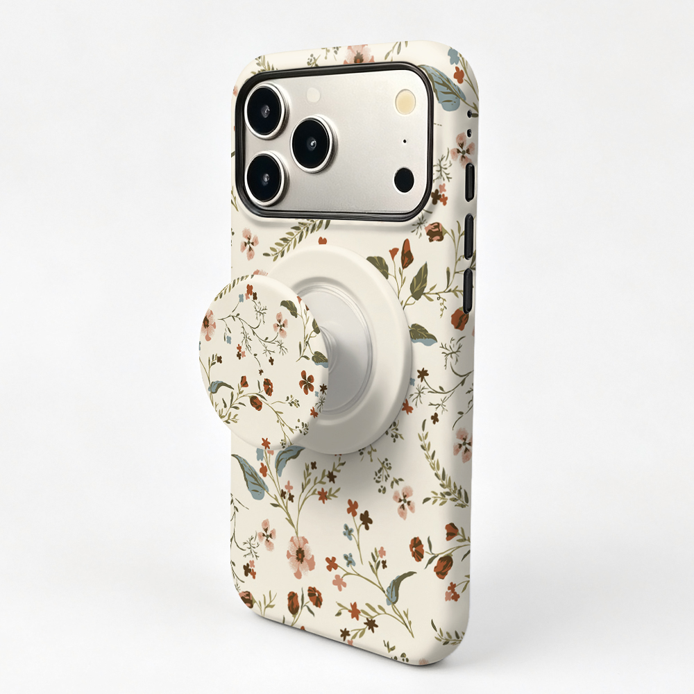 Huawei Mate 60 - Custodia magnetica con motivo floreale per