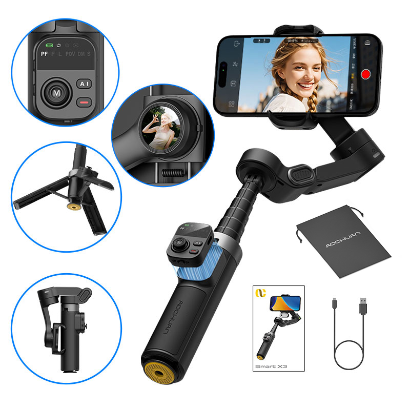 AOCHUAN Smart X3 360 °   Stabi - Auto Tracking Tripod recensione e prezzo