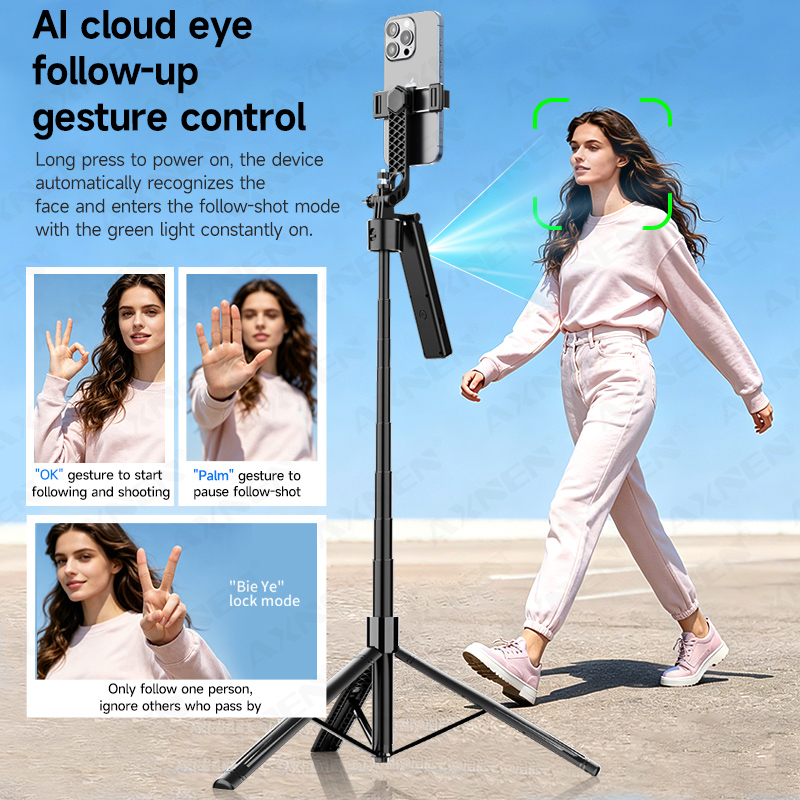 Gimbal con tracciamento AI, ba - Auto Tracking Tripod recensione e prezzo