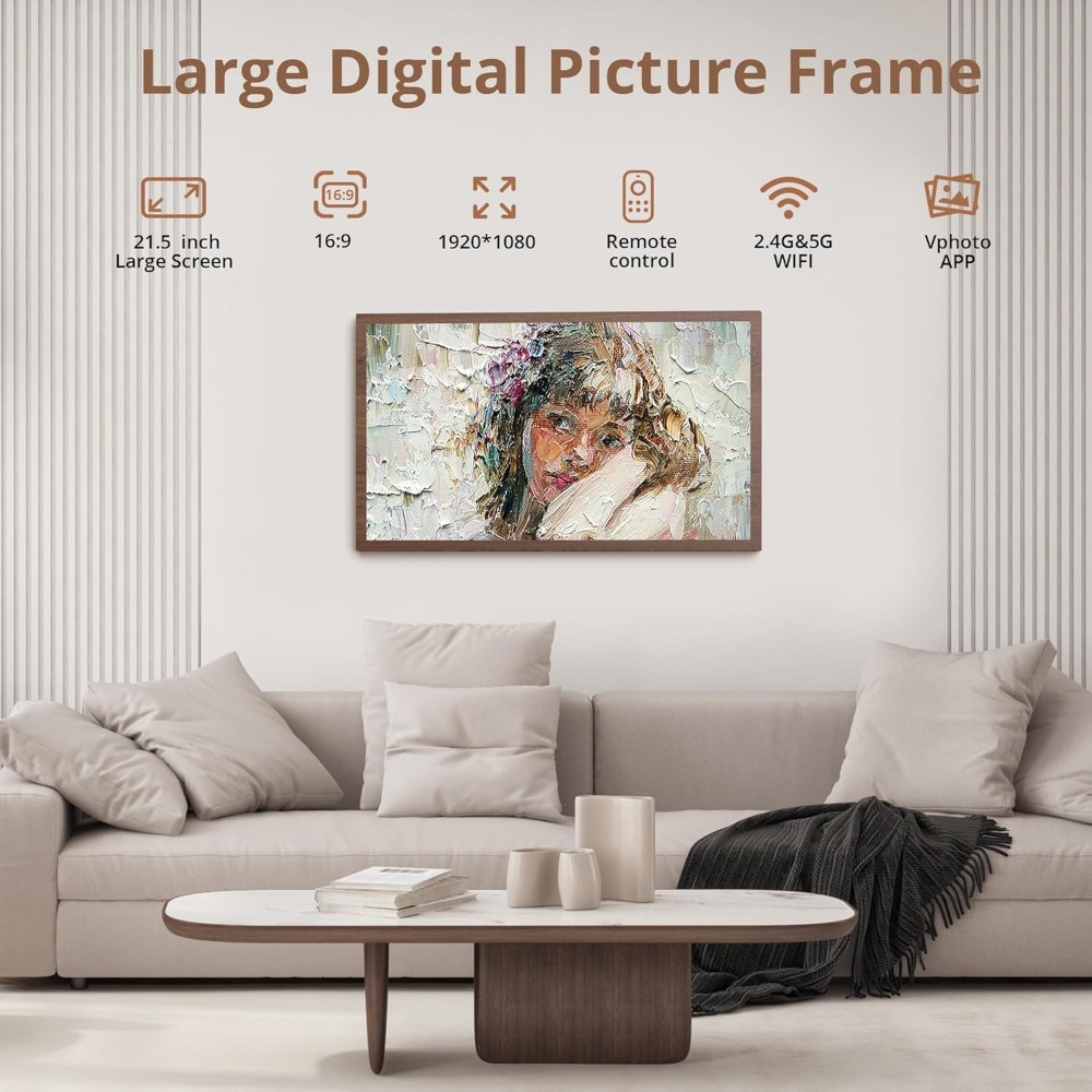 JHZ Nuova Cornice Digitale Gra - Digital Photo Frame Wifi recensione e prezzo