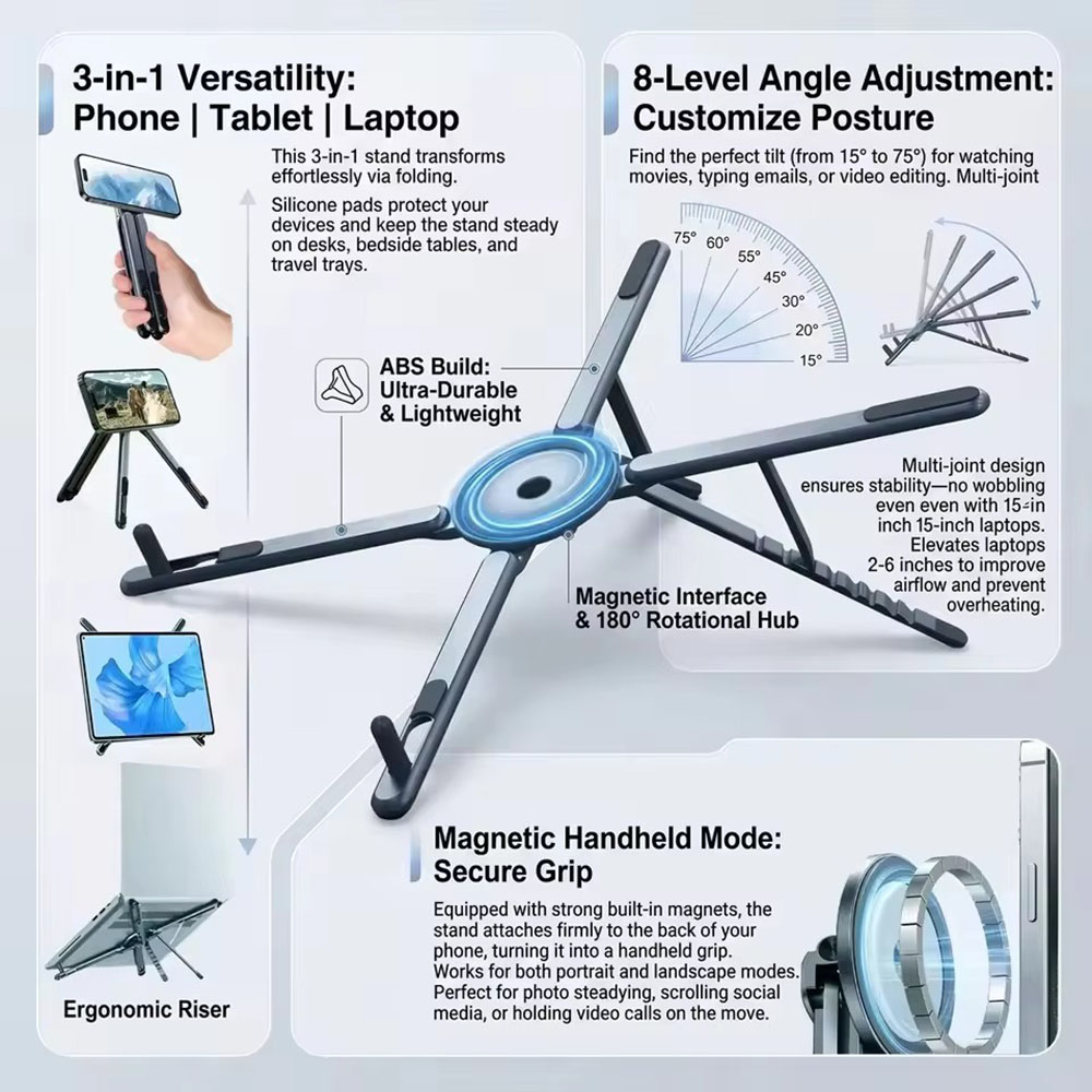 Supporto Magnetico Portatile p - Auto Tracking Tripod recensione e prezzo